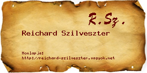 Reichard Szilveszter névjegykártya